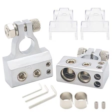 RECOIL RBT 0/4/8/10 Gauge Heavy Duty Top Post Battery Terminals Pair