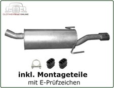 Endschalldämpfer für Opel Astra H TwinTop A04 1.9CDTi 150PS Auspuff Endtopf