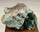 Older Specimen Dioptase Crystals and Plancheite - Tsumeb, S.W. Africa — photo 6