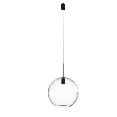 Nowodvorski Pendelleuchte Hängeleuchte SPHERE XL Glas Schwarz Modern E27 35cm