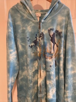 Disneyland DCA Little Mermaid Ariel s Undersea Adventure Ride Zip Jacket Sz XXL