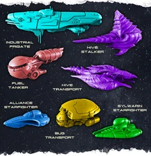 The Astra Nebula - Starship Resin Miniatures - Sci-Fi Space Fleet