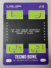 Bo Jackson Battle Arena 2026 TECMO BOWL - 5 perros dibujo PL30 - 1ª edición. SP