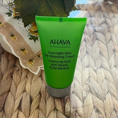 AHAVA Mineral Radiance Overnight Skin De-Stressing Cream 1.7oz 50ml Night Cream