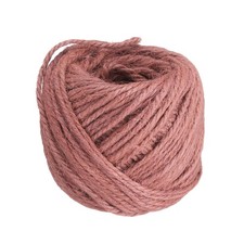 Natural Jute Rope 164ft 3mm for Pink Color