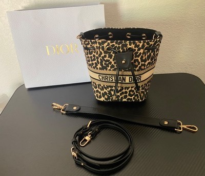 Dior Beauty 2 Way Cosmetic Bucket Bag - NIP - With Free Paper Bag