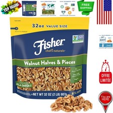 Nutty Flavor Walnut Halves Pieces - 2 lb Protein for Healthy Snacking