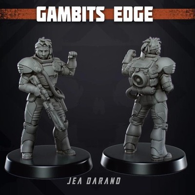 Gambits Edge - Jea Darand - SKULLFORGE | 3D printed