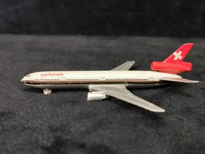 Schabak 1:600 Scale SwissAir Airlines Douglas DC-10 Diecast Aircraft Model