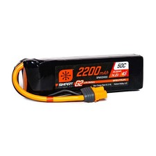 Spektrum SPMX224S50 - IC3 4S 14.8V Smart G2 LiPo Battery, 30C 2200mAh