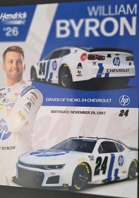 William Byron 2026 HP #24 8x10 NASCAR Cup Series Hero Post Card