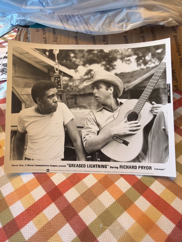 Richard Pryor  Press Photo Beau Bridges Greased Lighting Wendell Hutch Warner Br