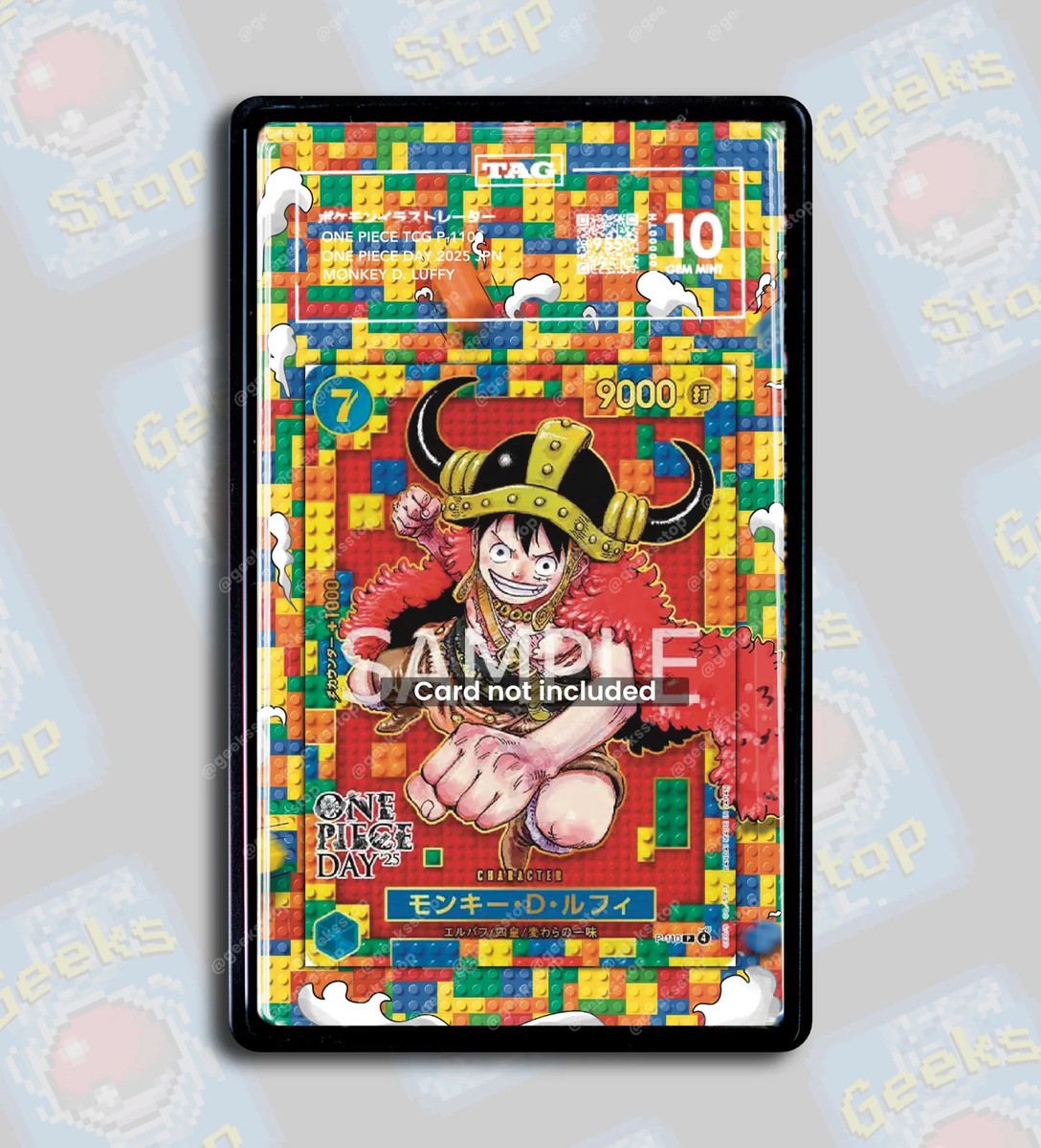 Luffy LEGO One Piece Day 2025 Promo PSA TAG Beckett | Display Case