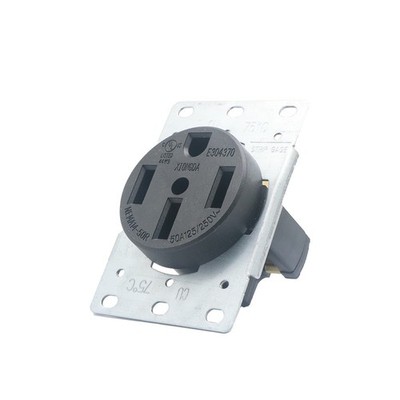 NEMA 14-50R EV Charger Receptacle 50A 125/250V 4-Prong Outlet