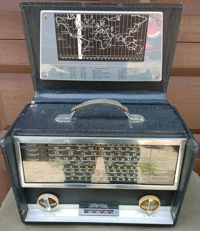 Vintage 1950S Hallicrafters TW 1000 World-Wide Dynamic  Multi-Band Radio -USA