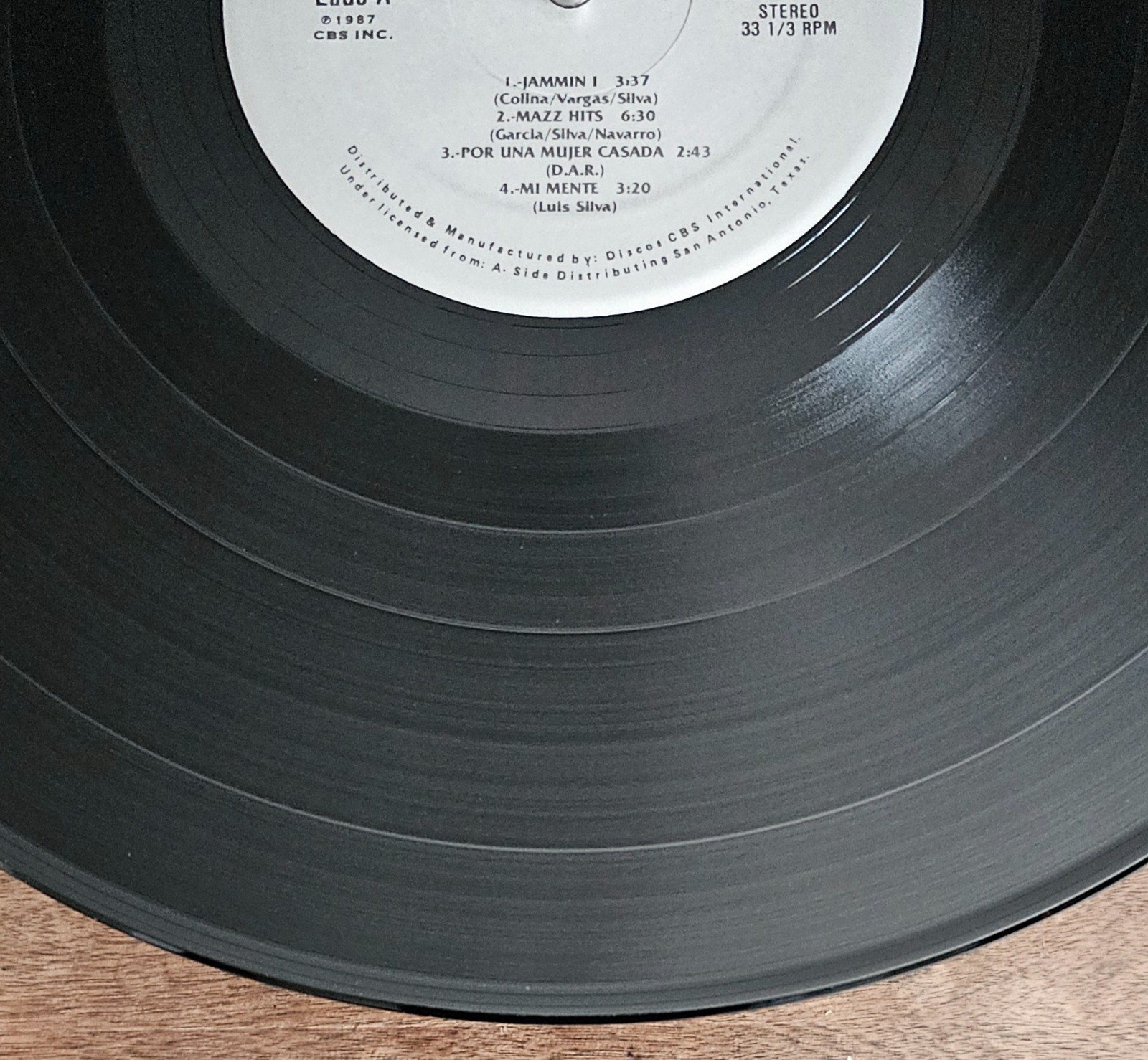 MAZZ- DANCE YOUR MAZZ OFF- US COPY FROM 1987- RARE LP ON GREAT SHAPE