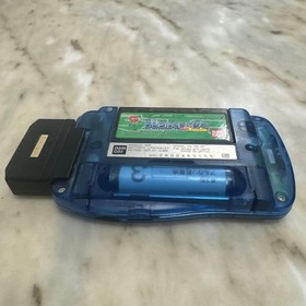 WonderSwan Clear Blue Console With Game Cartridge Sw-001