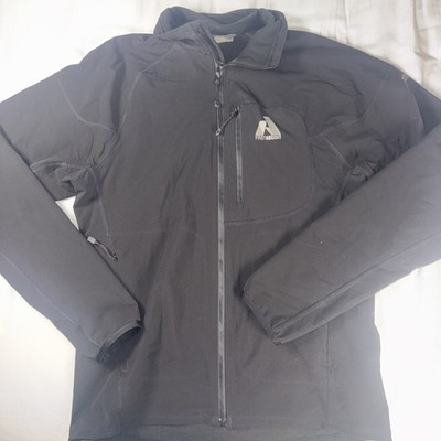 Eddie Bauer Jacket Mens Medium Black First Ascent Windbreaker Coat Expedition