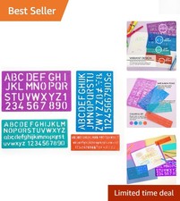 Durable Plastic Stencils in Multiple Sizes - Perfect for Crafting Projects