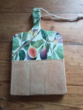 wooden Paddle Serving Board - Figs design 