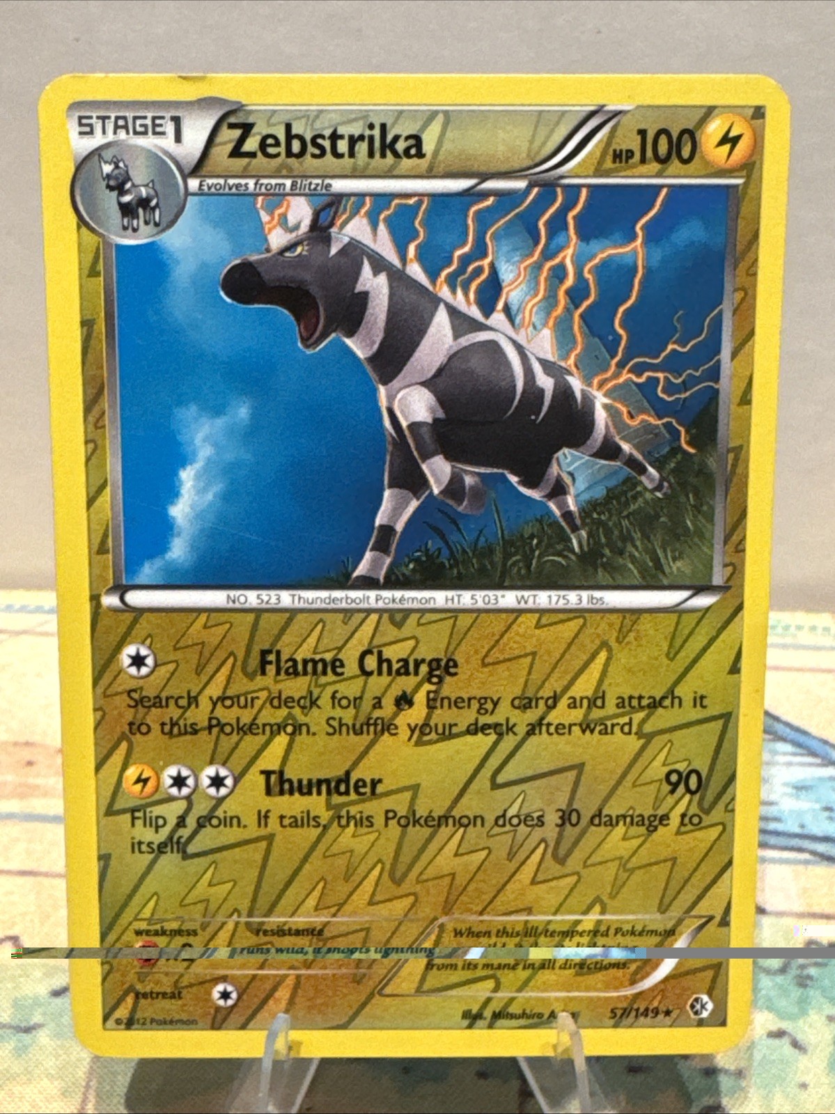 Zebstrika 57/149 Boundaries Crossed Reverse Holo