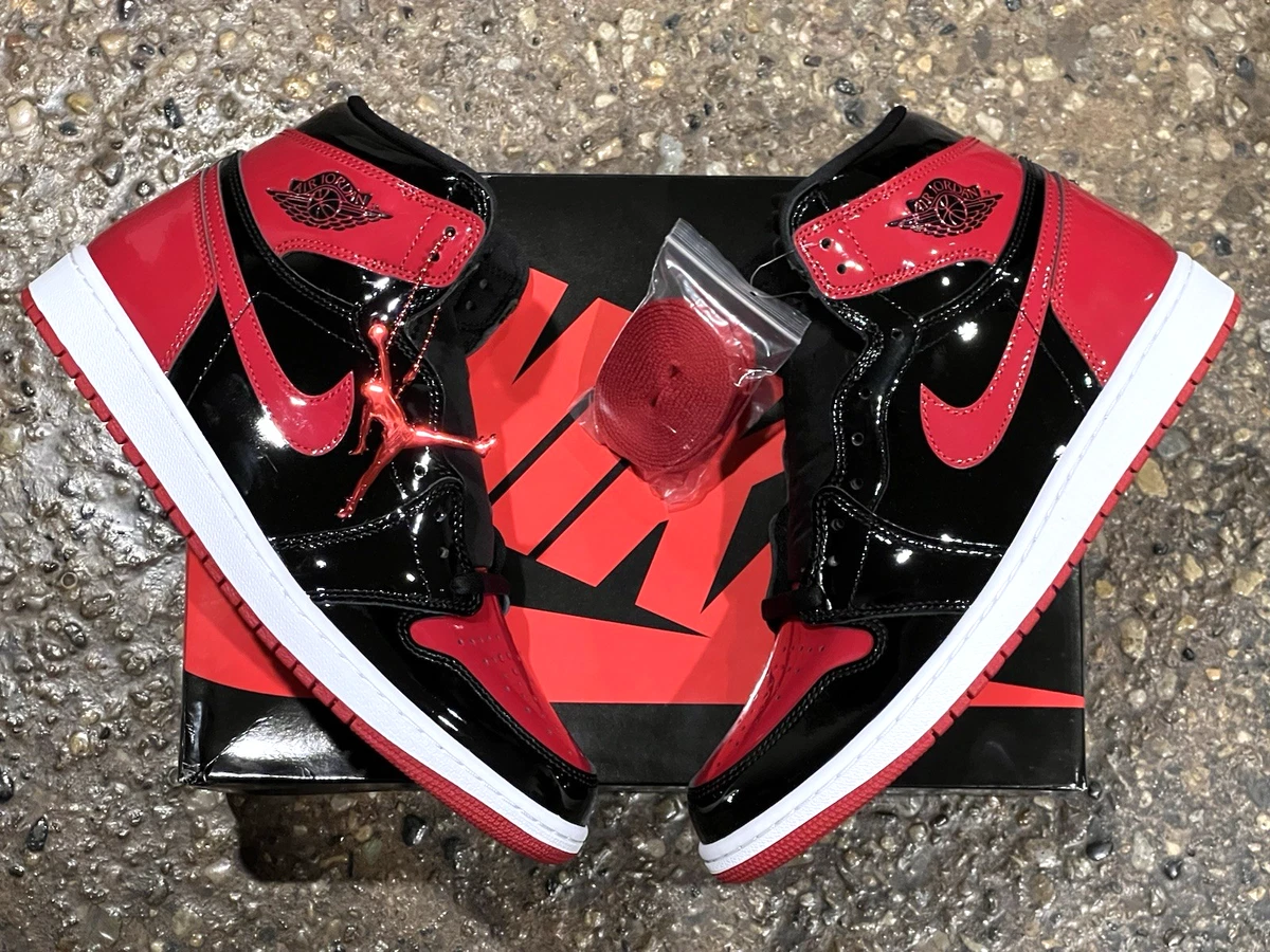 Jordan 1 Retro OG High Patent Bred for Sale | Authenticity