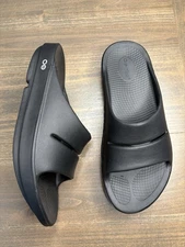 OOFOS OOAHH Slide Sandal - Men's 9/ Women's 11 - US - 42 EU - Black 