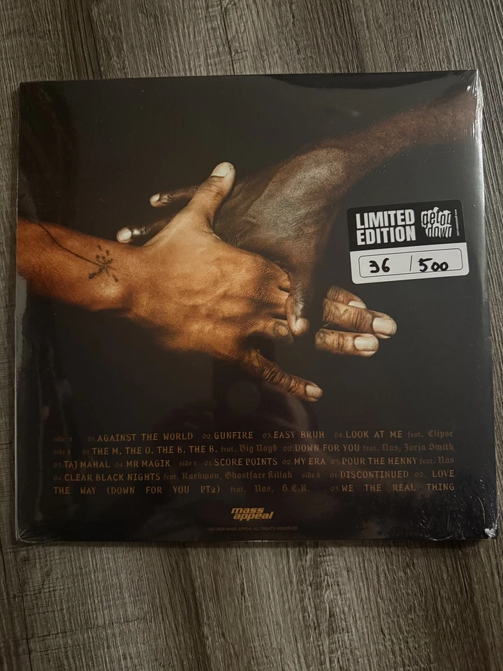 MOBB DEEP Infinite Hand Numbered 39 /500 Splatter Vinyl NEW Sealed  - Image 2 of 4
