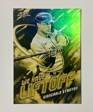 2021 Topps Fire Giancarlo Stanton #WHL-13 We Have Liftoff Gold Minted
