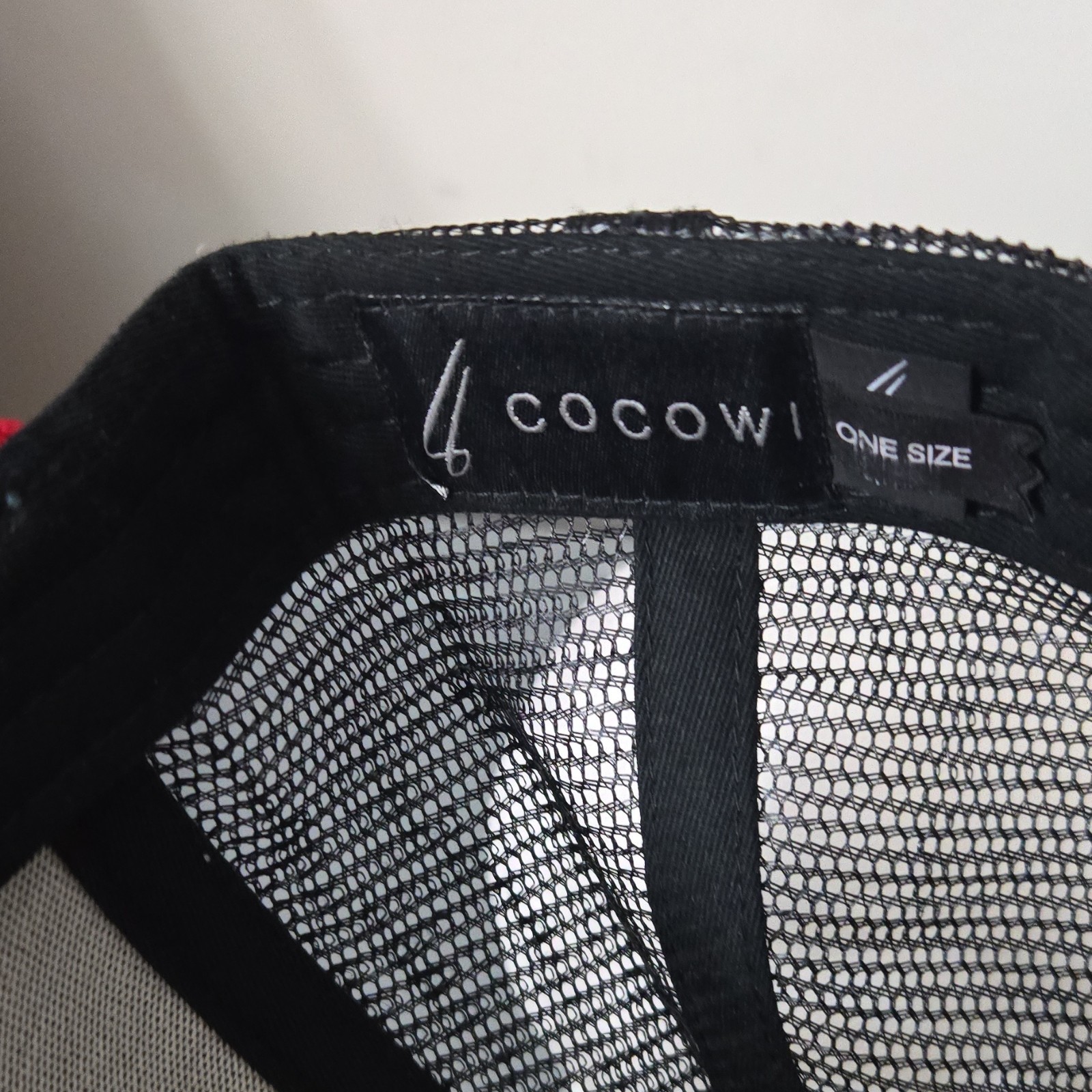 COCOWI Cherry Patch Mesh Back Adjustable Trucker … - image 6