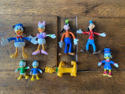 Bendable figure Disney Donald Duck Daisy Pluto Goofy Dewey Louie Scrooge