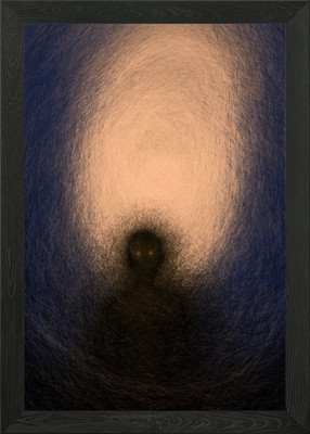 Gerahmtes Wandbild Poster Leinwanddruck Bild ertrinken