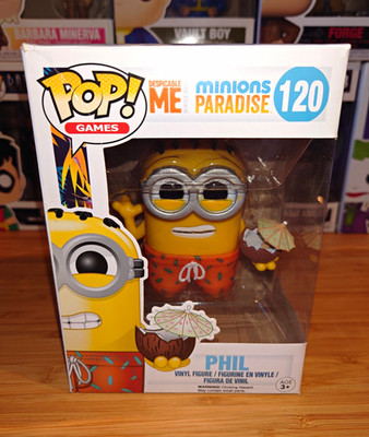 Funko Pop! Games Minions Paradise Phil Vinylfigur #120 Vinyl mehrfarbig 3+