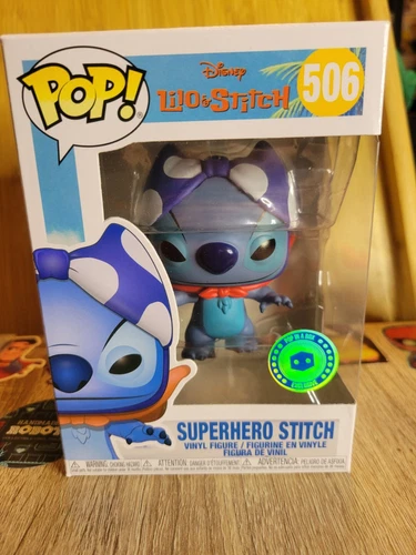 Funko Pop! Vinyl: Disney - Superhero Stitch - Pop in a Box (Exclusive) #506