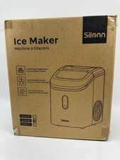 Nugget Ice Maker Countertop, Silonn Ice Machine SLIM17G1-PRO-US