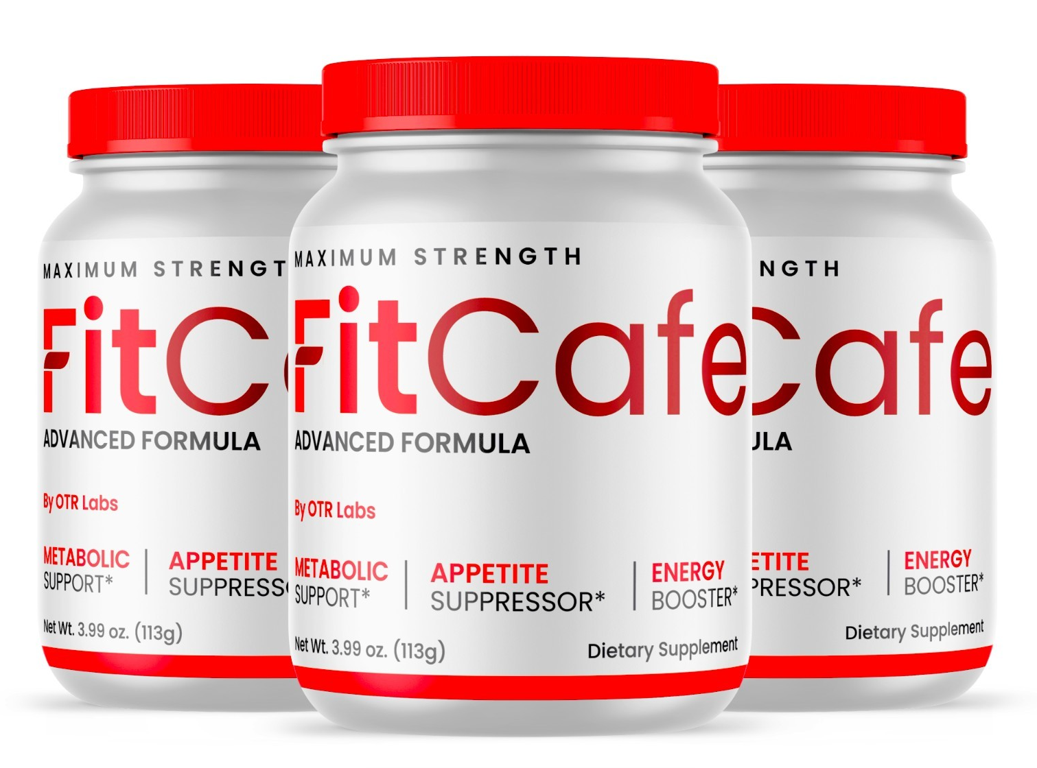 Fit Cafe Cafe Burn Powder, FitCafeBurn for Metabolic Weight Support 3Pack 90Serv