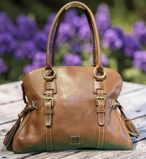 Dooney Bourke Florentine Leather Chestnut Bro...