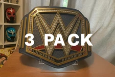 Wrestling Belt Display Case 3 Pcs Acrylic Stand WWE MMA Boxing Championship Rack