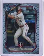 Marek Houston 2026 Bowman Chrome 1st Reptilian Refractor #BCP-16 Twins Prospect