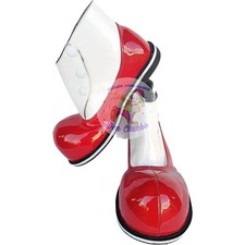 Mexican Professional Red White Clown Shoes Zapato Para Payaso Made In Mexico