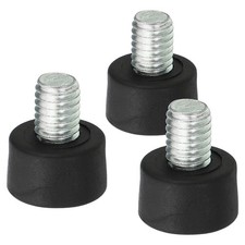 3 Pack Universal 3/8" x 1" Rubber Tripod Feet Anti-Slip Tripod Replacement