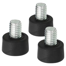 3 Pack Universal 3/8" x 1" Rubber Tripod Feet Anti-Slip Tripod Replacement