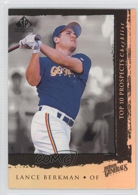 1999 SP Top Prospects Lance Berkman #7 1g9