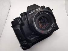 Contax ST Pro 35mm Film Camera + Planar 50mm 1.7 Lens - Film Tested - With Grip