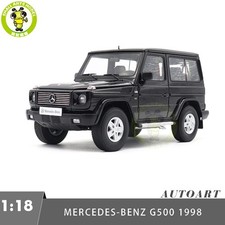 1/18 Mercedes Benz G CLASS G500 1998 SWB Autoart 76111 Black Diecast Model Car
