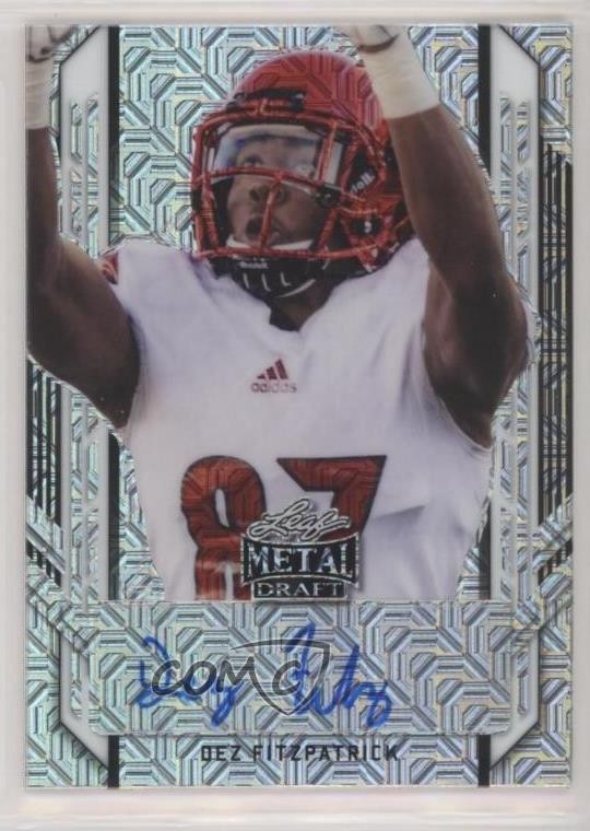 2021 Leaf Metal Draft Silver Mojo /30 Dez Fitzpatrick #PA-DF1 Rookie Auto RC 0c6
