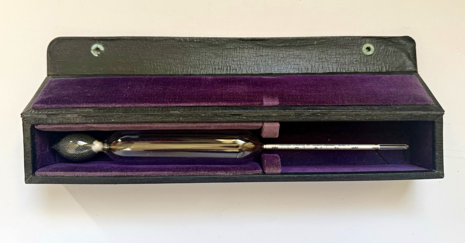 Glass Hydrometer Specific Gravity for Liquids with Case