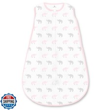Amazing Baby Cotton Sleeping Sack, Wearable Blanket with 2-way Zipper, Pastel