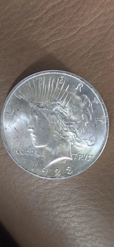 1923 Peace Dollar $1 Silver Coin Liberty Eagle United States Uncirculated