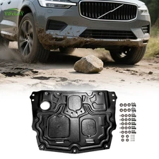 Engine Splash Shield For Volvo XC60 2018-2024 Heavy Skid Plate W/Service Hole